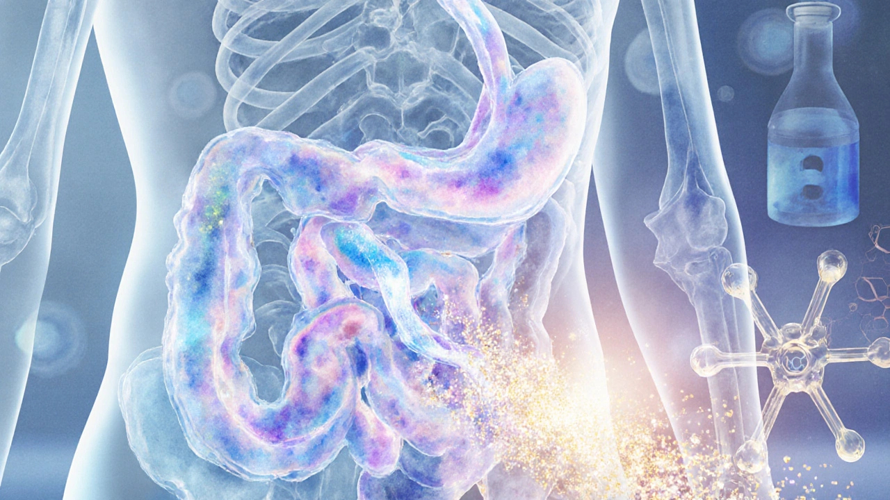 Comparison Table: Nutrients, Their Bone Role, and Atrophic Gastroenteritis Impact
