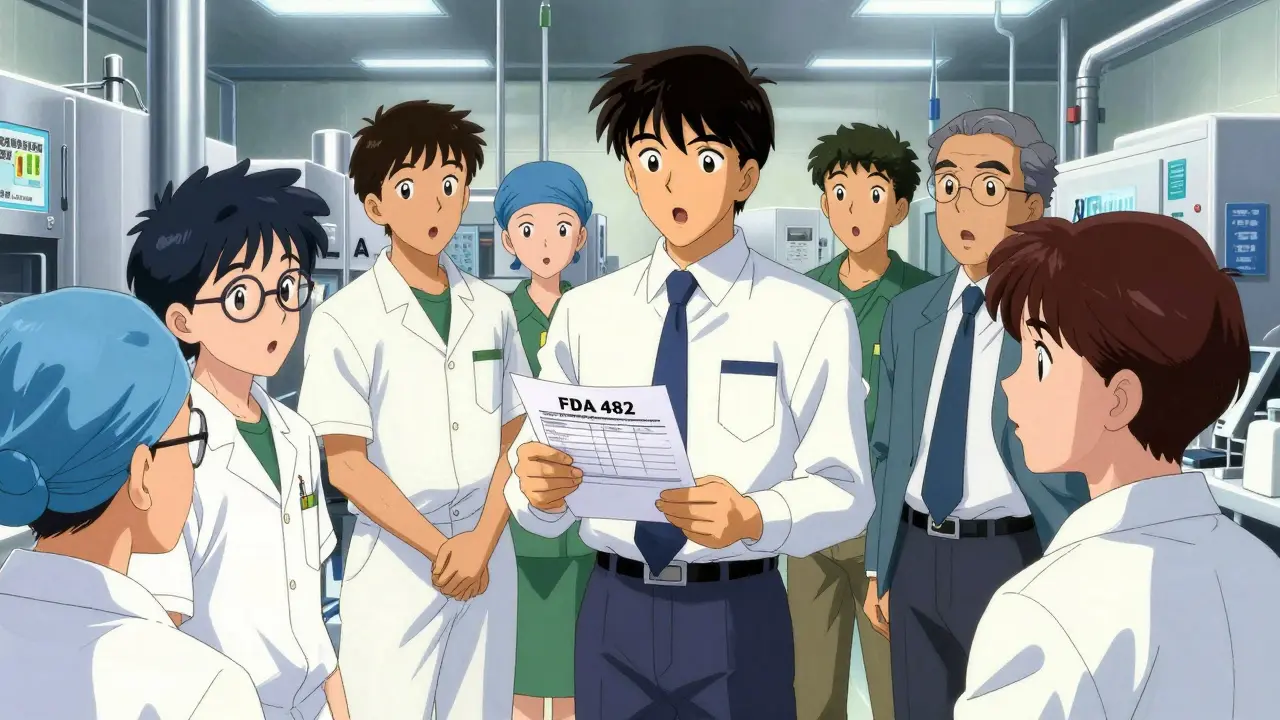 FDA inspectors arriving unannounced at foreign pharmaceutical plant